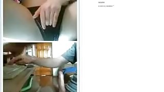 chatroulette. cum in fine russian  immature throat