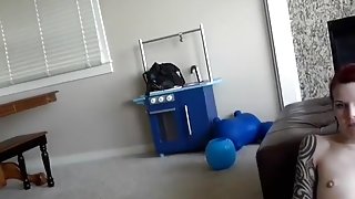 Flat chested honey is excited