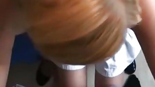 Breasty german  immature sucks and copulates