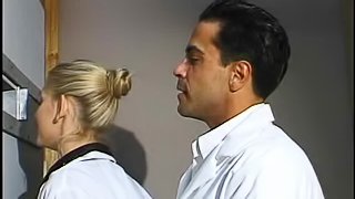 Horny girl watches while her friend gets fucked hardcore