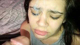 Violet Wolfe Cum in Eye (Unhappy Facial)