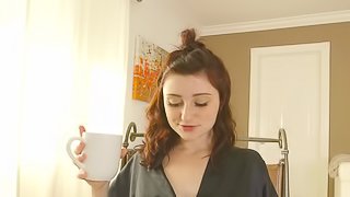 Pal fucks both pretty GF and his luxurious stepmother