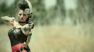 Three sexy punker girls having an all girl pussy eating party