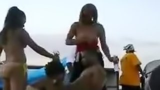 Take a look at this crazy video taken in the park among whole bunch of people
