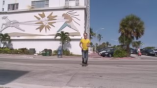 Gay guy licking and sucking a stranger's big black cock on his couch