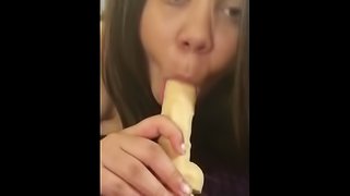 Sucking Some Dildo :)