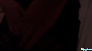 When Kami wanna play with her wet pussy ,nothing can stop her, not even her pantyhose!