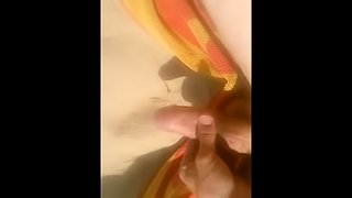 nude beach quick cumshot looking at a hot lady