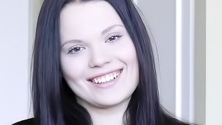 Russian amateur big tits sofa