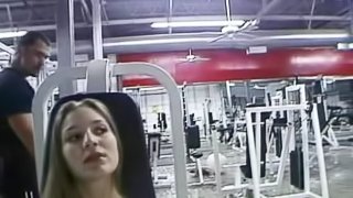 Instead of working out two sluts get their assholes fucked hard