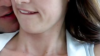 Skinny Chick Gets Her Pussy Fingered By Boyfriend