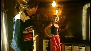 Sizzling Judith Key gets her tight ass torn up in a kitchen