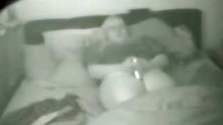 My fat mum masturbates on bed. True hidden cam