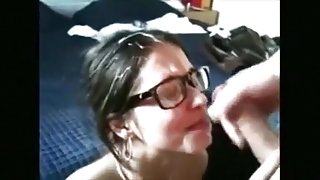 Cumshot on face