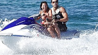 Alluring brunette bitch Lezley Zen...