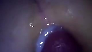 Slow motion anal cumshot