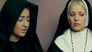 Charlotte Stokely is a horny nun who wants to be seduced by a chick