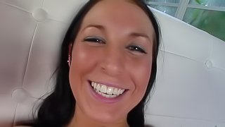 Raven Haired Beauty Raquel Diamond Has Her Pussy Reamed by a Black Dude