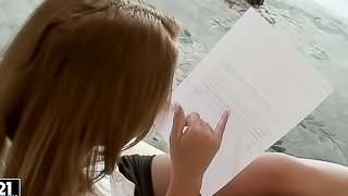 Kathia Nobili the adorable office girl has wild sex