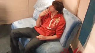 Perfect teen blonde shaved and licked nicely