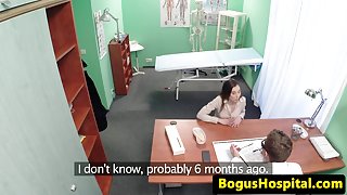 Amateur squirting eurobabe visits her doctor