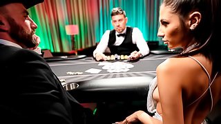 Big-bottomed brunette Gianna Dior fucked in the doggy style