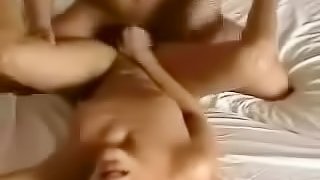 Kinky blonde skank getting fucked by her man