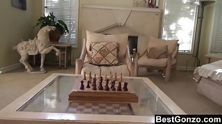 BestGonzo  Sexy black gf on a hot strip chess