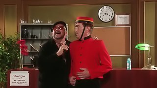 Horny Babe With Shaved Pussy Gets Pounded By Big Black Cock