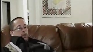 Lucky white guy fucks hot ebony