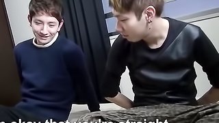 Informal sex invitation: inside the dorm of a young male with leopard pajamas