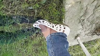 I'm Back  New white flats