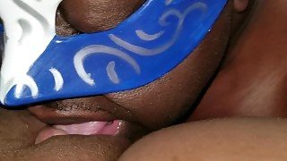 Daddy eating breakfast