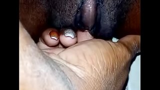 I caught my aunty fingering her wet, juicy pussy on camera