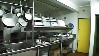 Kitchen Scene For Cock Cumshot In Eye