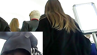 I  filmed her priceless upskirt