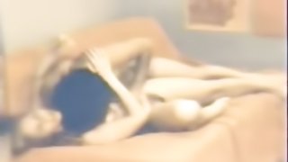 Stunning sluts team up for a single cock in orgy party.