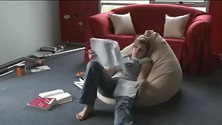 Concupiscent Student Takes Blissful Break  immature