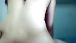 Asian girl gets it going in various positions in the bedroom