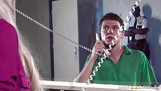 Tasty blonde MILF gets fucked without any mercy