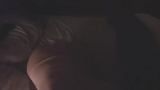 This nasty amateur blowjob video shows me wearing pajamas while sucking my boyfriend's pulsating schlong.