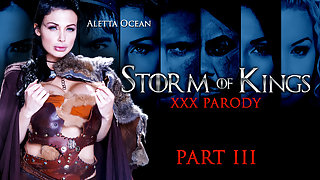 Aletta Ocean & Marc Rose in Storm Of Kings XXX Parody: Part 3 - Brazzers