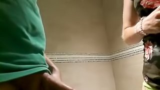 Bathroom Blowjob by Hot Blonde