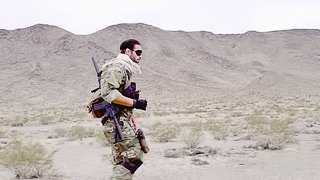 Chick with a nice bubble butt rides a man's erected member