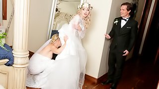 Two Brides, One Groom