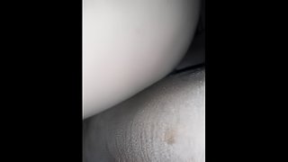 Bm lil sis cant suck big dick at family event