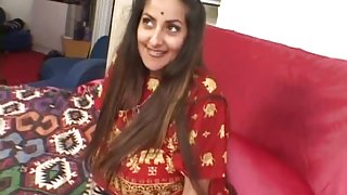 Indian beauty having joy with 2 dongs !