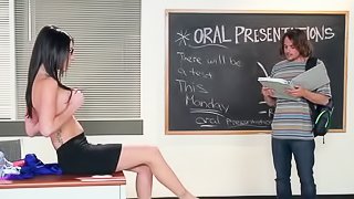 Sexy teacher screw her young student