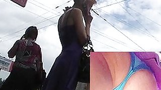 View up violet costume