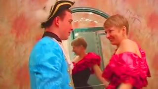 Buxom amateur being fucked silly in bed after sucking a schlong